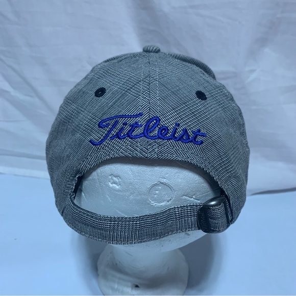 Titleist Golf Hat Performance Golf Tour, Plaid Adjustable, One Size, Adult Cap, - Picture 7 of 9